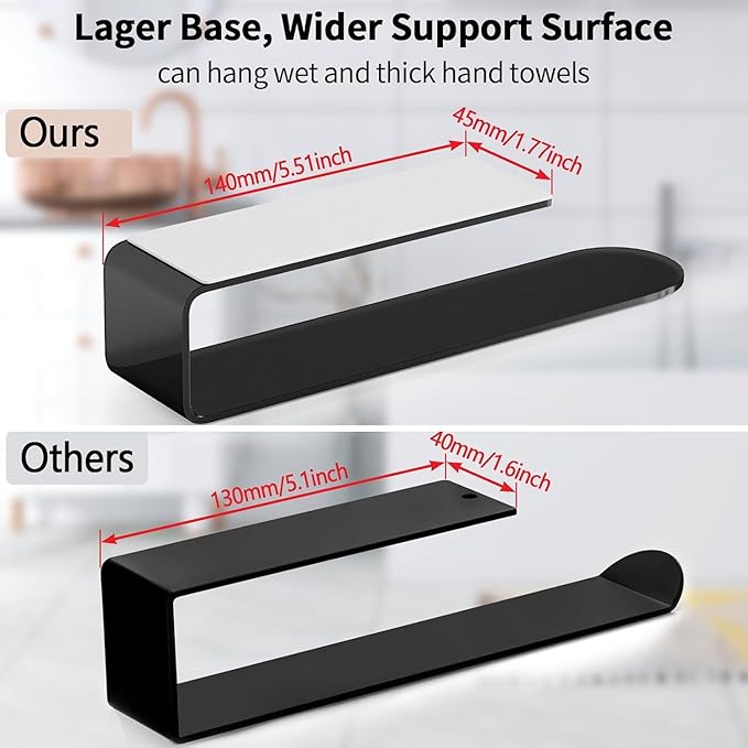 Adhesive Towel Holder, Self Adhesive Hand Towel Racks