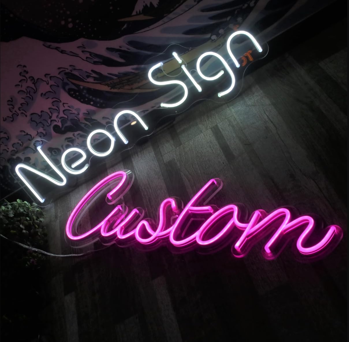 Ulalaza Custom Neon Signs, Personalized Neon Light for Wall Decor, Wedding Birthday Party Gift, Home Business Shop Name Logo