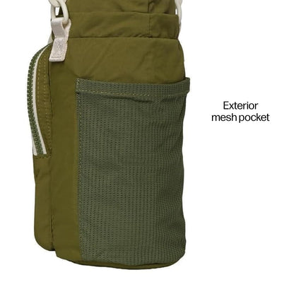 Thread Wallets Aqua Sling - Carry Your Water Bottle with Pockets for Cash, Phone, and Keys (Olive)