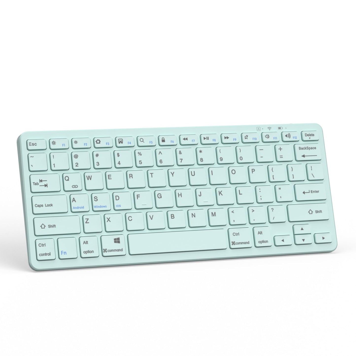 MMK Bluetooth Keyboard, Tablet Keyboard Compatible iPad 11th Generation,iPad 10th/9th/8th & Air 5th/4th, iPda Pro 13/12.9/11-Inch and Air 13/11-Inch Models and More Bluetooth-Enabled Devices-White