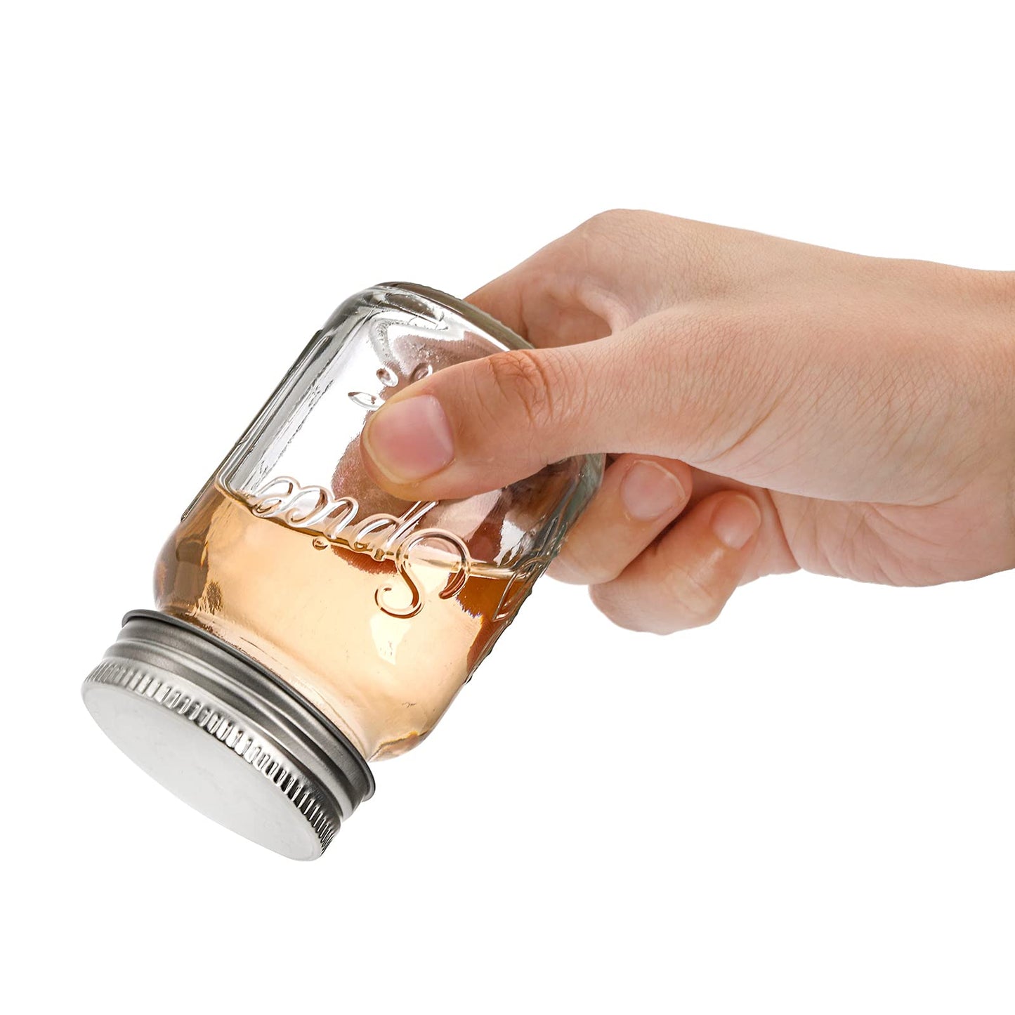 Coloch 30 Pack 4 Oz Glass Mason Spice Jar with Shaker Lids& Labels, Empty Spice Bottle Mini Mason Jars with Airtight Metal Caps and Collapsible Funnel for Herbs & Spices