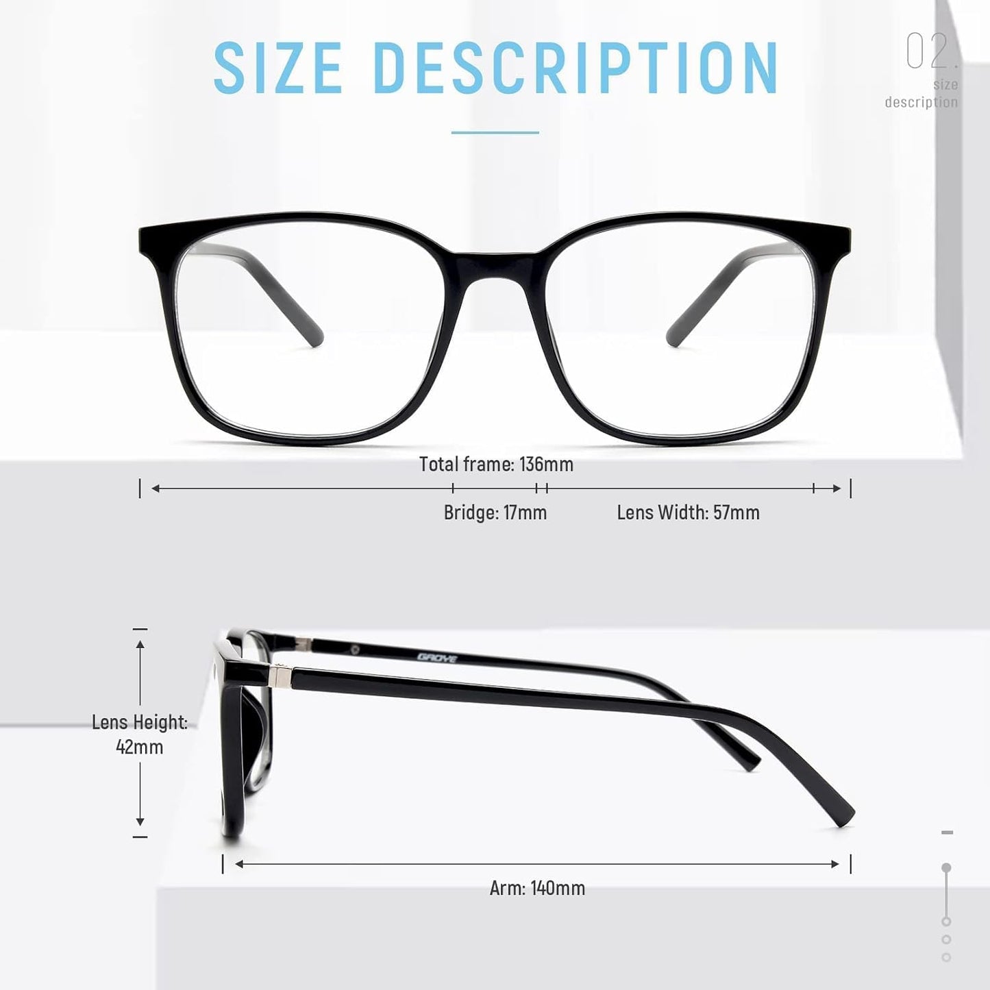 Ultralight Blue Light Glasses for Women - up to 99% Protection Computer Glasses for All Day Comfort - Anti UV Glare & Eyestrain