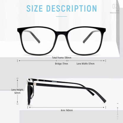 Ultralight Blue Light Glasses for Women - up to 99% Protection Computer Glasses for All Day Comfort - Anti UV Glare & Eyestrain