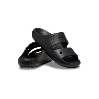 Crocs Unisex Adults, Classic Sandal v2, Black, 5 UK Men/ 6 UK Women