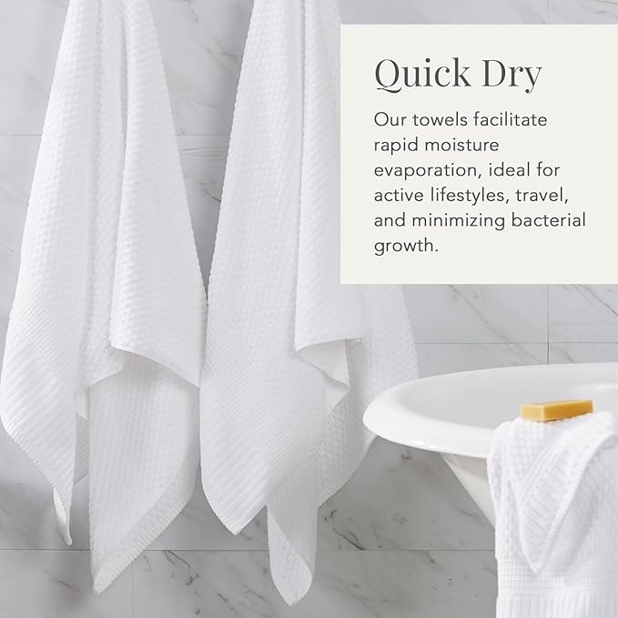 NY Loft 100% Cotton 2 Pack Bath Sheet Towel Set | Absorbent Quick-Dry Oversize