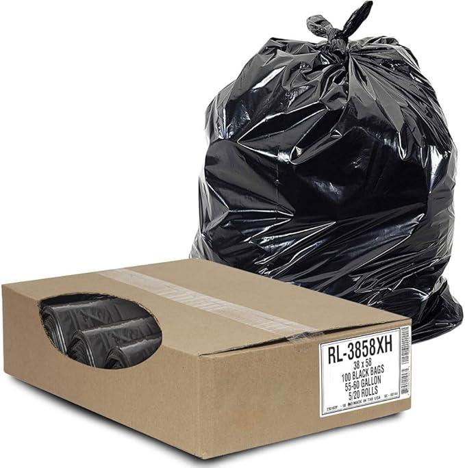 Aluf Plastics 55 Gallon Trash Can Liners
