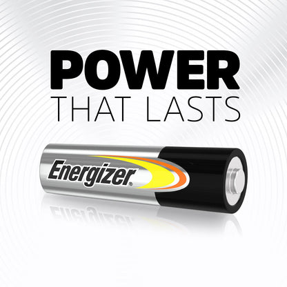 Energizer Alkaline Power - AA Batteries (32 Pack) - Double A Battery 1.5V - Up To 50% Longer Lasting - For Everyday Devices - 100% Recyclable Packaging - 7 Year Shelf-Life [Amazon Exclusive]