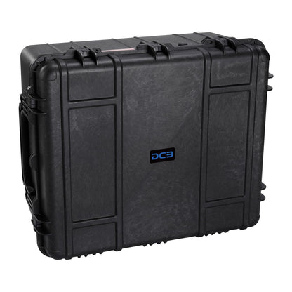DCB Cases - Element 8477F Waterproof Rolling Hard Case with Foam Insert | IP67 Dustproof Impact-Resistant Protective Equipment Case | 33 x 28 x 17 | Wheels | Telescoping Handle