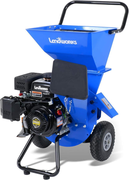 Landworks Wood Chipper Shredder Mulcher Super Heavy Duty 7HP 3 in 1 Multi-Function 3" Inch Max Capacity