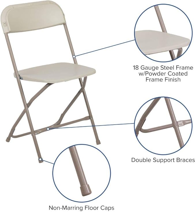 Flash Furniture Hercules™ Series Plastic Folding Chair