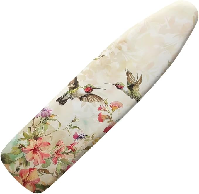 Hummingbird Print Ironing Board Cover and Pad Non Stick Scorch Iron Board Cover
