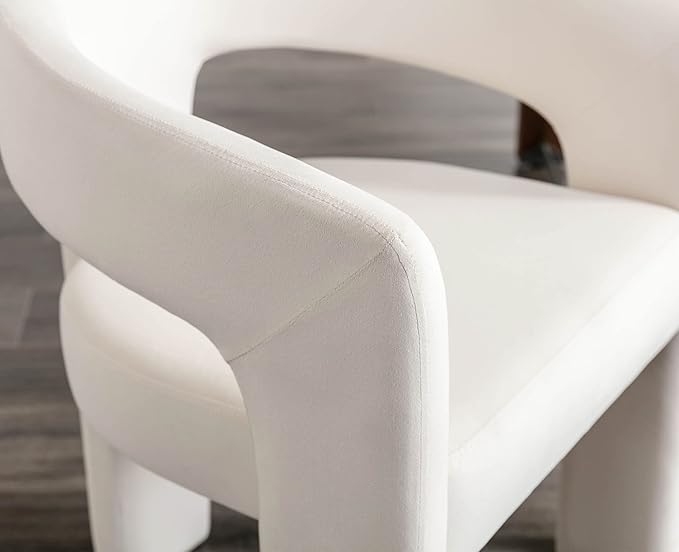 VESCASA Velvet Barrel Dining Chair