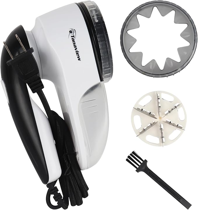 Power Corded Electric Fabric Shaver, No Battery, Pilling & Fuzz Remover