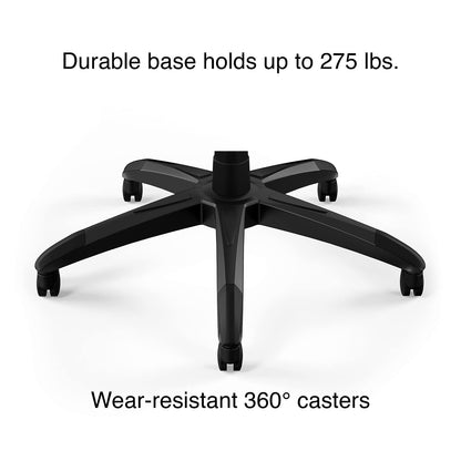 Staples Emerge Vortex Bonded Leather Ergonomic Gaming Chair with Lumbar Support, High Back and Adjustable Tilt Lock