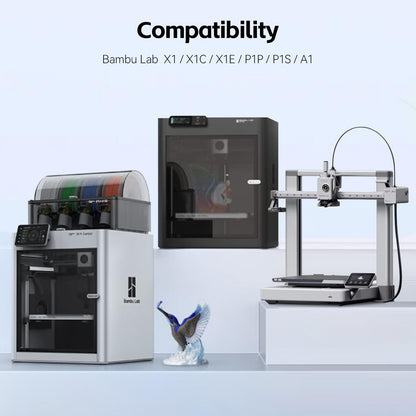 A1 PEI Build Plate 257 * 257mm, Double Sided Smooth+Textured Heated Bed,Flexible Removable Spring Bed Plate for Bambu Lab A1/X1/X1C/X1E/P1P/P1S 3D Printer-Flexible Magnet NOT Included