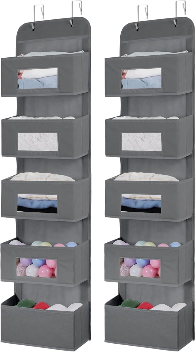 MAX Houser 5-Shelf Over The Door Hanging Organizer
