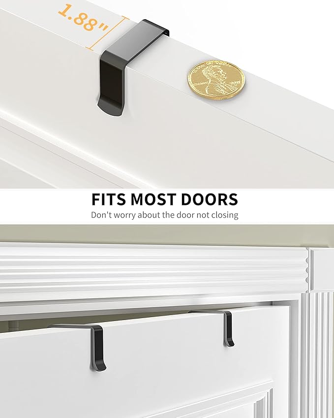 Moforoco 12.2" Narrow 9-Tier Over The Door Pantry Organizer, Pantry