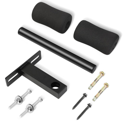 Nordic Hamstring Curl Squat Rack Attachment, Sit Up Assistant Device Abdominal Core Workout, Bulgarian Split Squats, for Power Rack Power Cage
