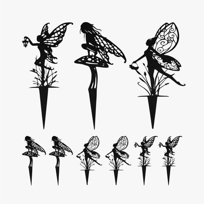 Decorative Garden Stakes, Fairy Garden Statues for Home and Garden (9)