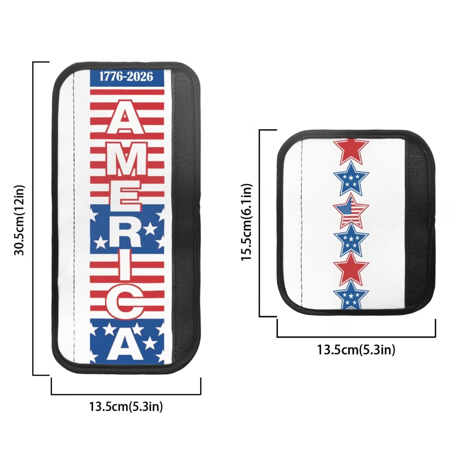 HUISEFOR 250 Years of America Print Refrigerator Door Handle Covers Fridge Handle Covers Set of 6 Washable Appliance Handles Cover Cloth Oven Stove Dishwasher Handles Protective Gloves