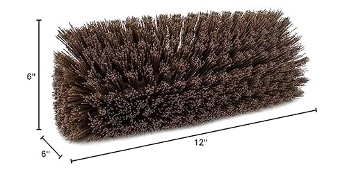 SPARTA Multi-Level Tile Scrub Brush 12" Wide Brush Head, Heavy-Duty Tile