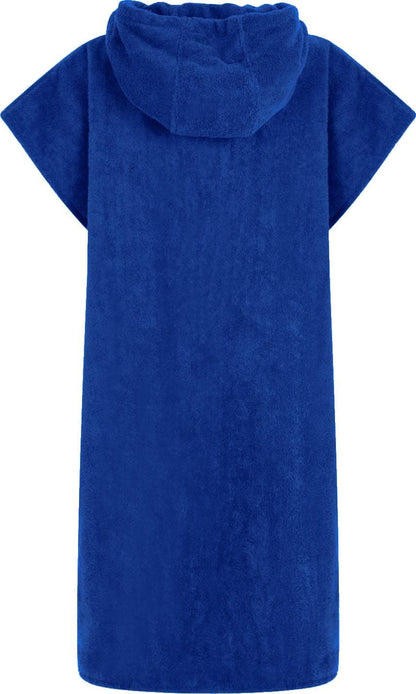 Adore Childrens Hooded 100% Cotton Changing Robe with Pocket Beach Terry Towelling Poncho Towel Swimming Surf (Royal Blue, Age 10-13)