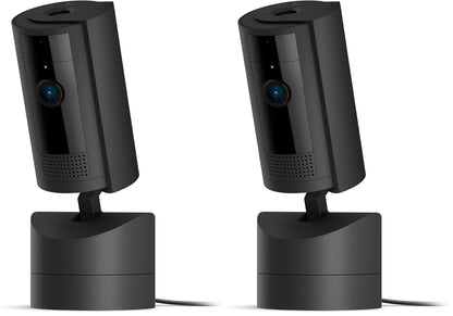 Ring Pan-Tilt Indoor Cam | See all around your home or business with 360° pan coverage, HD video, plus Two-Way Talk (2024 release) | White