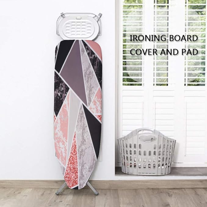 Ironing Board Cover and Pad Extra Thick Padding 19 X 52 Inch Fits Large and