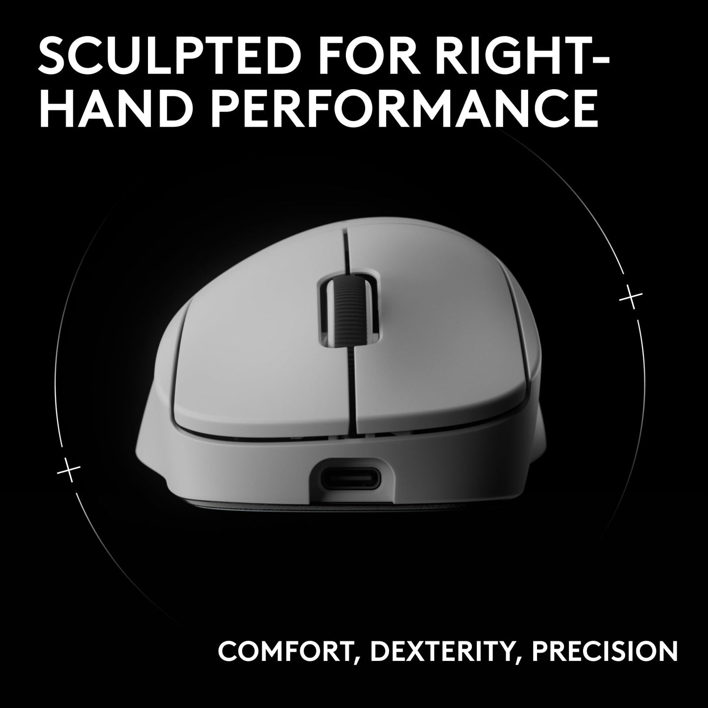 Logitech G PRO X SUPERLIGHT 2 Wireless Gaming Mouse, 60g Pro-Grade with 5 Programmable Buttons, 44k DPI Sensor, 8kHz Report Rate, USB-C Charging for PC/Mac - Black