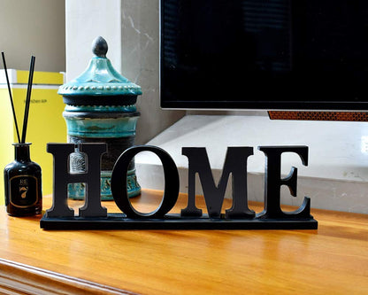 E-view Wooden Family Sign for Home Decor - Decorative Letters Tabletop Word Plaque Home Décor Accents Home