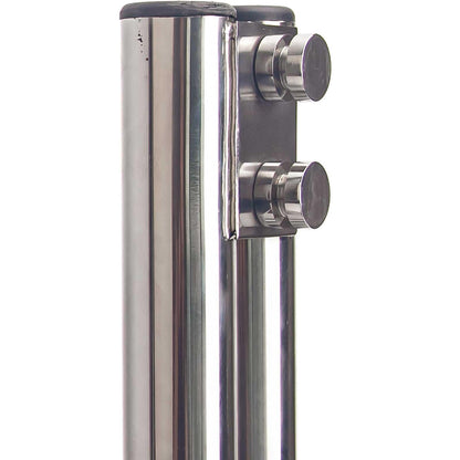 Mojiate 4-Step Stainless Steel Dive Ladder - Heavy Duty Telescoping Boat Ladder for Marine, Yacht, RV & Camper