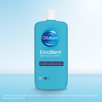 Oilatum Emollient Bath Liquid for Eczema, Psoriasis and Dry Skin Conditions, Soothing Formula for Sensitive Skin, Hydrating Relief for Itchy, Irritated Skin, 1 x 500ml