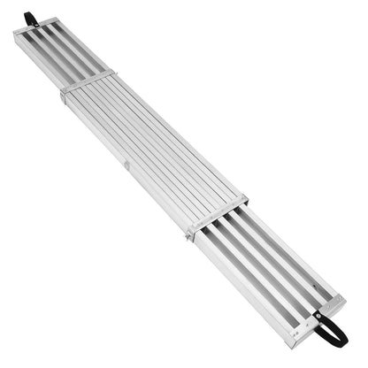 GarveeTech 8-13 ft Telescoping Work Plank, Aluminum Plank, Adjustable Work Platform 440 LBS Capacity, Extension Scaffolding Plank with Skid-Proof Platform, Scaffold Ladder Accessory