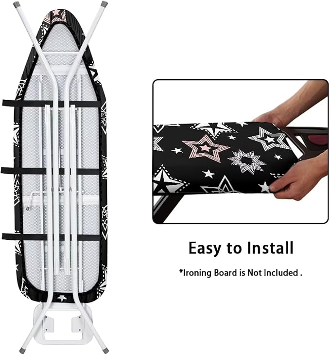 Black Fashion Iron Board Cover