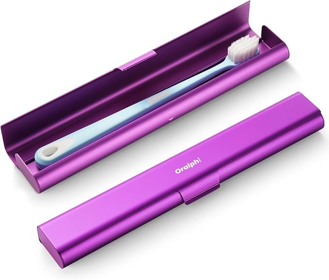 Aluminum Toothbrush Travel Case, Portable Travel Toothbrush Holder, Durable