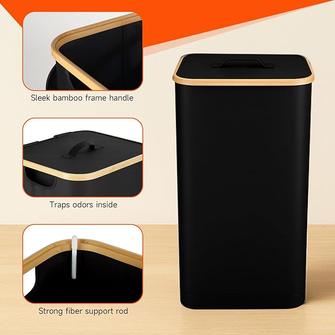 26 Gall/100L Foldable Laundry Hamper