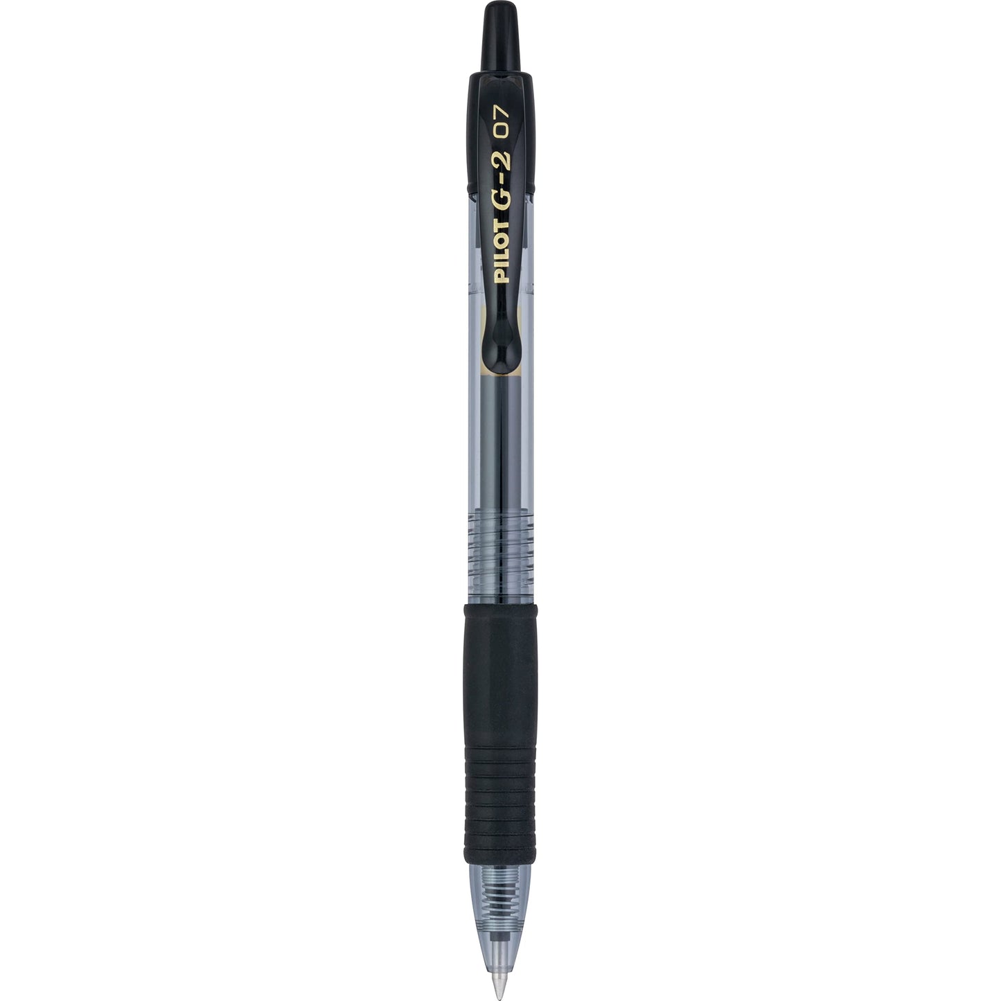 Pilot, G2 Premium Gel Roller Pens, Fine Point 0.7 mm, Black, Pack of 12 (Dozen Box)