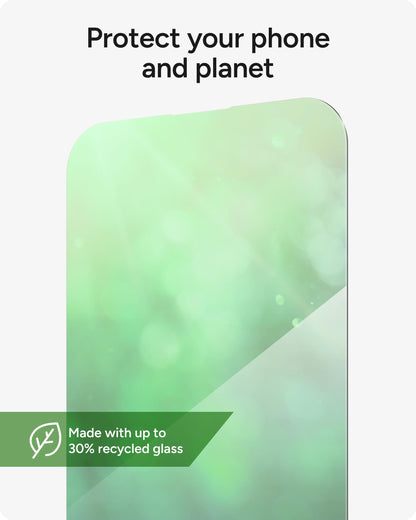 ZAGG Glass+ Screen Protector for iPhone 16e/ 14/13/ 13 Pro - 3X Shatter Protection, High Scratch Resistance, Oil-Resistant, Reinforced Edges, InvisibleShield, Easy Install