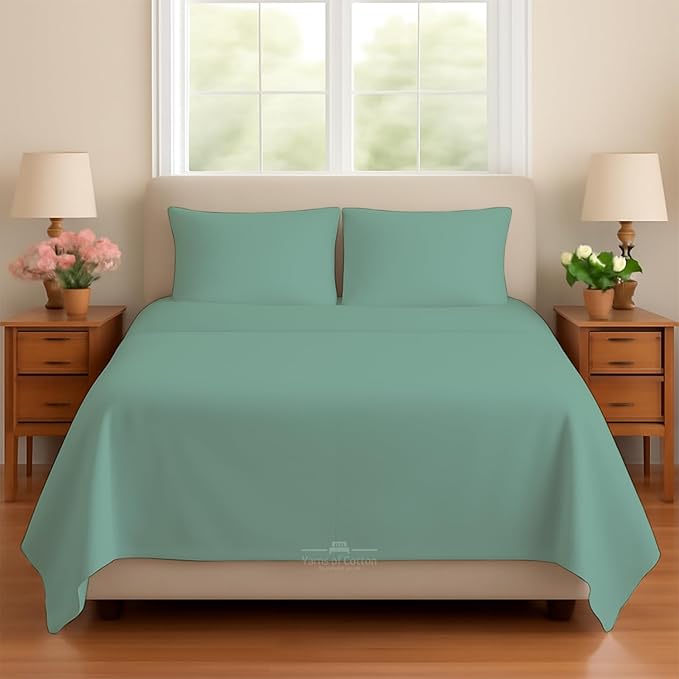 Sleeper Sofa Bed Sheet, 100% Cotton 400 Thread Count, 4 Piece Set, Deep Pocket
