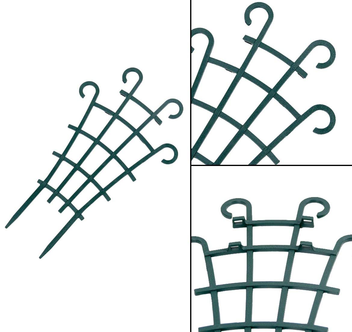 UWIOFF Trellis for Potted Plants, Stackable Small Indoor Plant Trellis for Climbing Plants Outdoor for Vine Ivy Hoya Houseplants Flower Plant Support, 4 Pack