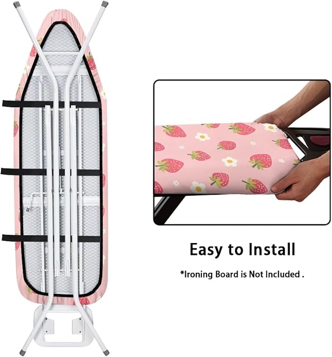 Daisy Strawberry Ironing Board Covers