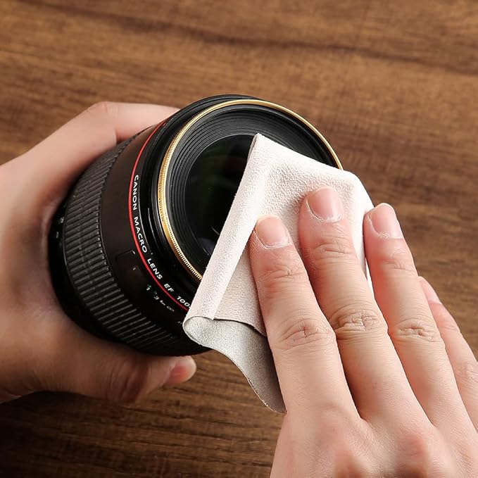 100 PCS Glasses Clean Cloth Suede, Lens Clean Cloth
