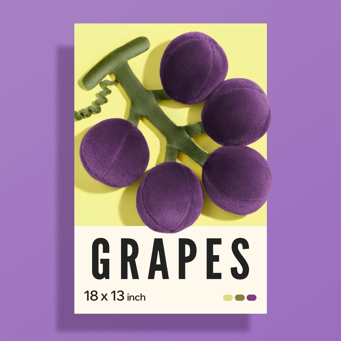 Phantoscope Papaya Shaped Throw Pillow, Fruit Themed Cushion for Couch, Bed and Chair, Pink, 10 x 15 inches