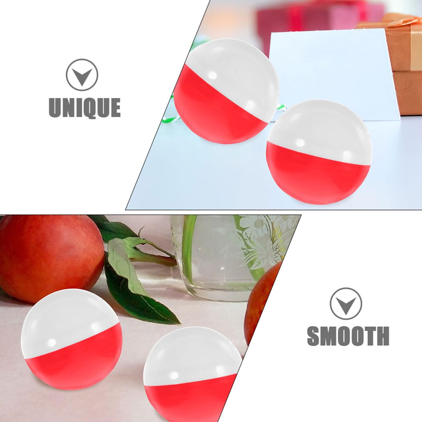 BESPORTBLE 50Pcs Vending Machine Capsules: 2.7 Inch Empty Round Vending Capsules Plastic Gumball Machine Containers for Christmas Prizes Game Party Favors