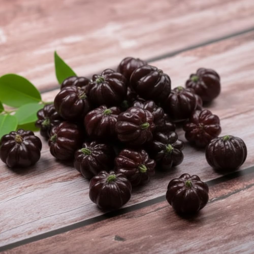 Black Surinam Cherry Tree Live Plants, Cherry Plant from 2 to 3 Feet Tall, Edible and Sweet Cherry Fruit Tree, 1 Gallon Pot, Easy Care for Outdoor Gardening