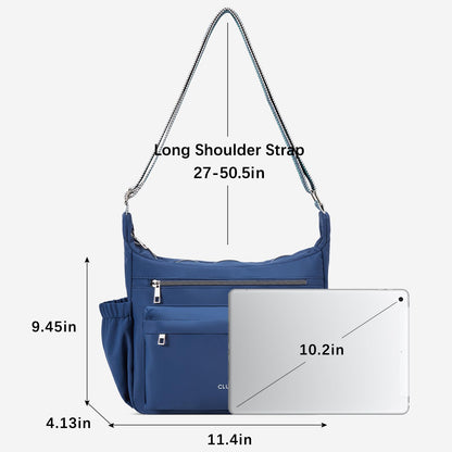 CLUCI Travel Purses for Women, Waterproof Nylon Crossbody Bags for Woman Trendy, Anti Theft Shoulder Handbags for Ladies