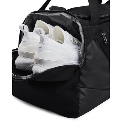 Under Armour Unisex-Adult Undeniable 5.0 Duffle, Black (001)/Metallic Silver, Small
