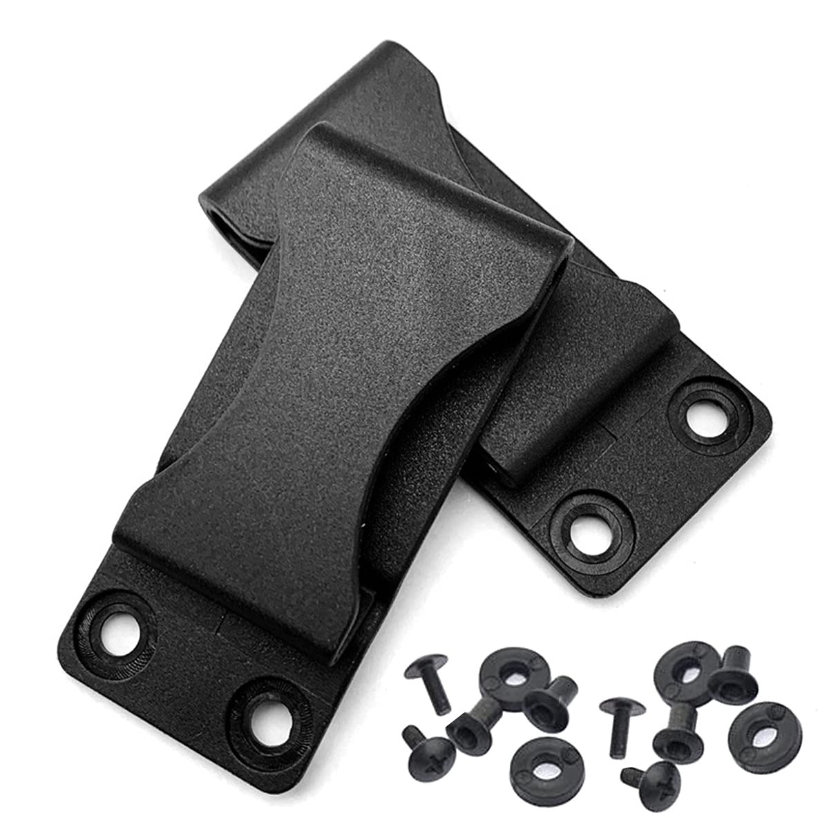 YCYU 2-Pack 2.1" Holster Clip for Universal Sheath Gun Kydex Holster Tactical Belt Clips for Holsters (#1)