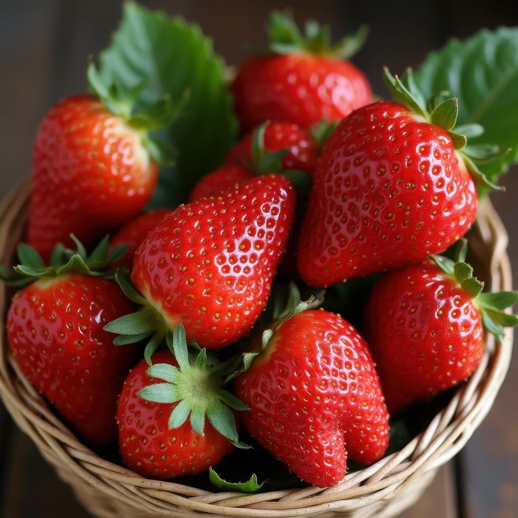 Albion Strawberry Plants for Growing - Great for Planters or Raised Beds, Well Rooted (15 Plants)