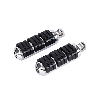 10mm Motorcycle Footpegs Passenger Foot Pegs Highway Pegs Fit Harley Sportster Softail Dyna Touring